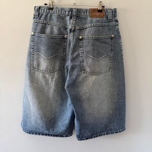 Y2K Baggy Light Wash Denim shorts Jorts Mens 32